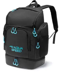 Рюкзак Aqua Speed RACEPACK 42L чорно-бірюзовий 885-74
