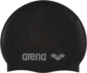Шапочка для плавання дитяча Arena CLASSIC SILICONE JR чорна 91670-055