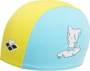 Шапочка для плавання дитяча Arena FRIENDS KIDS POLYESTER CAP бірюзово-жовта 003994-310