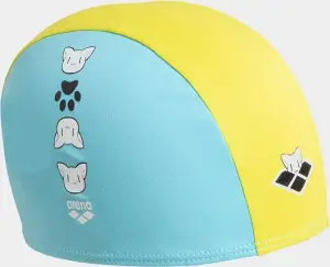 Шапочка для плавання дитяча Arena FRIENDS KIDS POLYESTER CAP бірюзово-жовта 003994-310