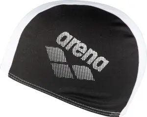 Шапочка для плавання дитяча Arena POLYESTER II JR чорно-біла 002468-510