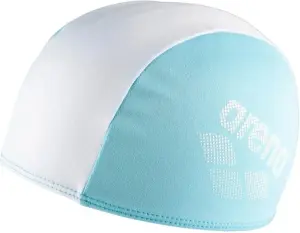 Шапочка для плавання дитяча Arena POLYESTER II KIDS бірюзово-біла 002491-102