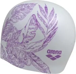 Шапочка для плавання жіноча Arena SIRENE біло-бузкова 91440-207