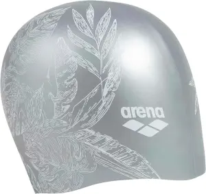 Шапочка для плавання жіноча Arena SIRENE срібно-біла 91440-209