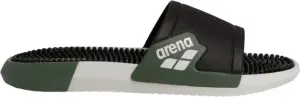 Шльопанці Arena MARCO ACTIVE чорно-біло-темно-зелені 009279-100