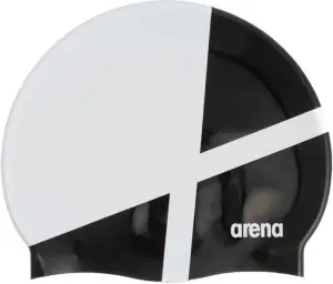Шапочка для плавання Arena ICONS TEAM STRIPE CAP біло-чорна 001463-120