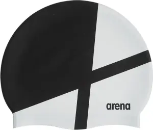 Шапочка для плавання Arena ICONS TEAM STRIPE CAP чорно-біла 001463-125