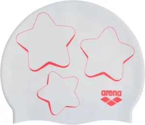 Шапочка для плавання дитяча Arena PRINT JR біло-червона 94171-130