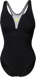 Купальник жіночий Arena SWIMSUIT CONTROL PRO SOLID чорно-сірий 009073-555