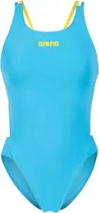 Купальник злитий жіночий Arena SWIMSUIT TECH MULTI SOLID блакитно-жовтий 008054-820