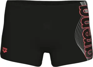 Плавки-боксери Arena BASIC SWIM SHORT чорно-біло-коралові 010276-500