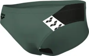 Плавки-брифи Arena STRIPE SWIM BRIEFS темно-зелено-чорно-білі 007929-650
