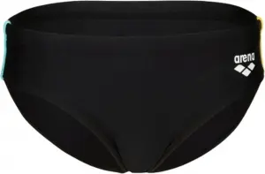 Плавки-брифи дитячі Arena SWIM BRIEFS SOLID чорно-жовто-блакитні 008371-583