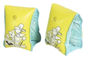 Нарукавники для плавання надувні дитячі Arena FRIENDS SOFT ARMBAND жовто-блакитні 95244-310