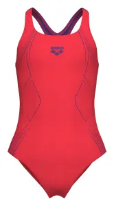 Купальник злитий дитячий Arena GRAPHIC SWIMSUIT SWIM PRO BACK помаранчево-фіолетовий 011184-370