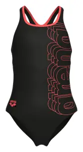 Купальник злитий дитячий Arena DETAIL SWIMSUIT SWIM PRO BACK чорно-кораловий 011743-530
