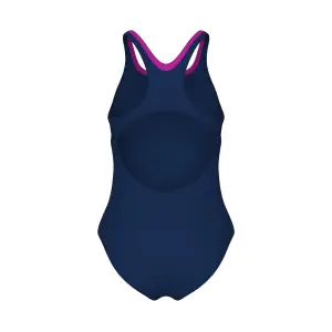 Купальник злитий дитячий Arena BAY SWIMSUIT SWIM PRO BACK темно-синьо-рожевий 011885-790