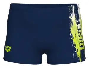 Плавки-боксери дитячі Arena PAINT SWIM SHORT темно-синьо-салатові 011799-750