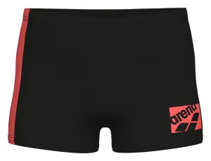 Плавки-боксери дитячі Arena LOGO SWIM SHORT чорно-коралові 011849-500