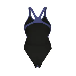 Купальник злитий жіночий Arena TEAM SWIMSUIT SWIM TECH SOLID темно-синьо-чорний 004763-851
