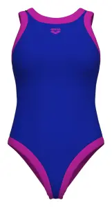 Купальник злитий жіночий Arena BOLD LINES SWIMSUIT синьо-фіолетовий 011576-889