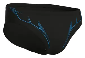 Плавки-брифи Arena GRAPHIC SWIM BRIEFS чорно-блакитні 011187-508