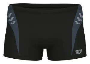 Плавки-боксеры Arena STEPLOGO SWIM SHORT черно-серые 011785-550