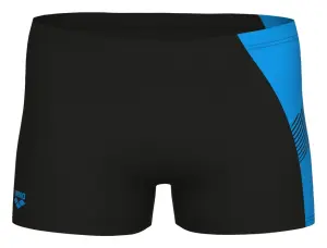 Плавки-боксери Arena PRINTED SPLICE SWIM SHORT чорно-блакитні 011837-580