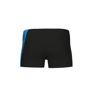 Плавки-боксери Arena PRINTED SPLICE SWIM SHORT чорно-блакитні 011837-580