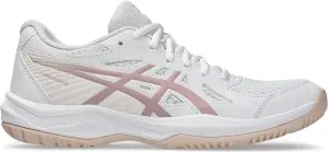 Кросівки волейбольні жіночі Asics UPCOURT 6 біло-світло-рожеві 1072A107-104
