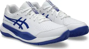 Кросівки тенісні дитячі Asics GEL-RESOLUTION X CLAY біло-сині 1044A080-100