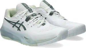 Кросівки тенісні жіночі Asics GEL-RESOLUTION X біло-м'ятно-темно-зелені 1042A279-102