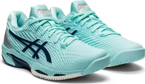 Кросівки тенісні жіночі Asics SOLUTION SPEED FF 2 HARDCOURT бірюзово-сріблясто-темно-сині 1042A136-403