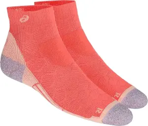 Шкарпетки Asics ROAD QUARTER коралово-персиково-сірі 150224-0698