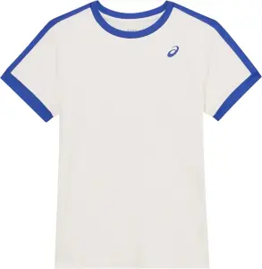 Футболка для тенісу дитяча Asics BOYS TENNIS SS TOP молочно-синя 2044A044-100