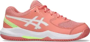 Кросівки тенісні дитячі Asics GEL-DEDICATE 8 PADEL оранжево-біло-салатові 1044A064-700