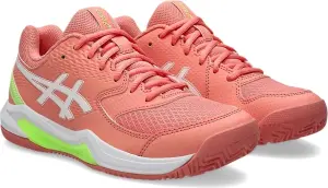 Кросівки тенісні жіночі Asics GEL-DEDICATE 8 PADEL оранжево-біло-салатові 1042A241-700