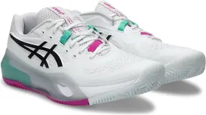 Кросівки тенісні Asics GEL-RESOLUTION X CLAY біло-бірюзово-рожеві 1041A485-103