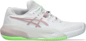 Кросівки тенісні жіночі Asics GEL-RESOLUTION X CLAY біло-світло-рожево-салатові 1042A277-104