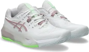 Кросівки тенісні жіночі Asics GEL-RESOLUTION X CLAY біло-світло-рожево-салатові 1042A277-104