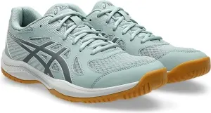 Кросівки волейбольні Asics UPCOURT 6 світло-зелено-темно-сірі 1071A104-407