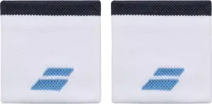 Напульсники Babolat LOGO WRISTBAND біло-темно-синьо-блакитні 5UB1261-1099