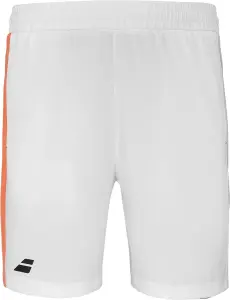 Шорти для тенісу дитячі Babolat PLAY SHORT біло-жовтогарячі 3BTF061-1000