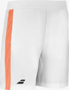 Шорти для тенісу дитячі Babolat PLAY SHORT біло-жовтогарячі 3BTF061-1000