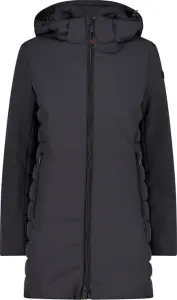 Куртка женская CMP PARKA ZIP HOOD WATERPROOF черная 32K1526-U423