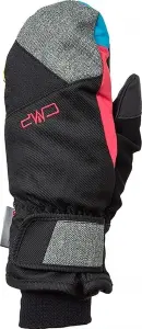 Рукавички дитячі CMP KIDS SKI MITTEN чорно-сіро-коралові 6524824J-35BN