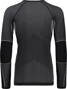 Термобелье футболка с длинным рукавом CMP MAN SEAMLESS SWEAT темно-серо-черная 3Y97800-U901