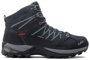 Ботинки треккинговые CMP RIGEL MID TREKKING WP темно-серо-черные 3Q12947-51UG