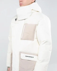 Куртка Converse Premium Mid Down Jacket біла 10021971-281