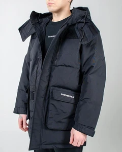 Куртка Converse Premium Mid Down Jacket чорна 10021971-001